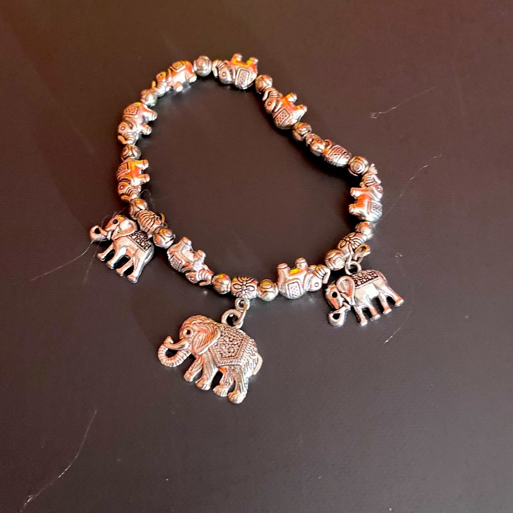 Silver Costume  Charm Bracelet